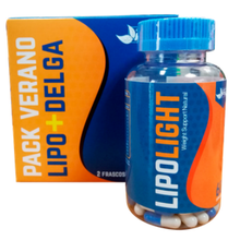Cargar imagen en el visor de la galería, PACK VERANO LIPOLIGHT & DELGALIGHT 60 CÁPSULAS