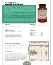 Cargar imagen en el visor de la galería, Vinagre de Manzana 60 Cáps.