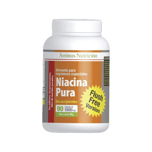 Niacina Pura 90 Cápsulas 1000 Mg [Flush Free]