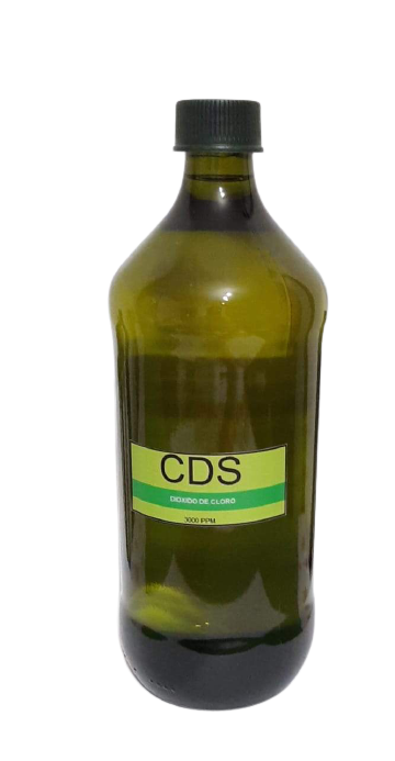 Cds Dióxido De Cloro 3000ppm, 1 Litro, Mas Pipeta. ( 2 botellas de 1/2 litro ).